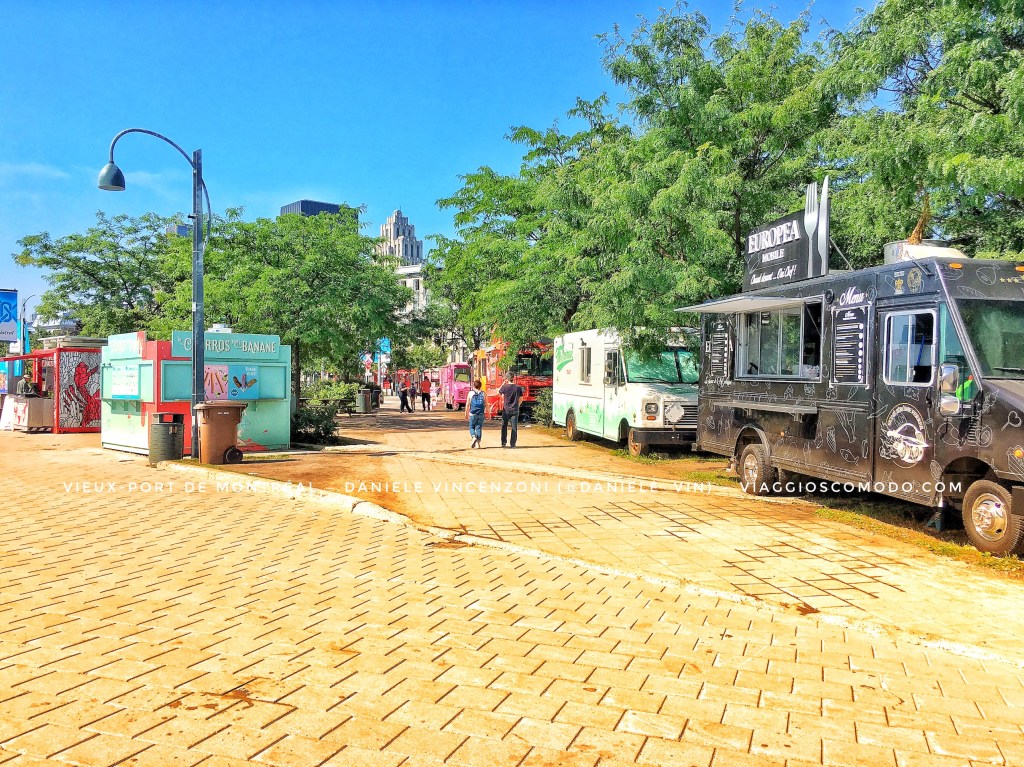 Vieux-Port de Montreal — Canada — Food truck